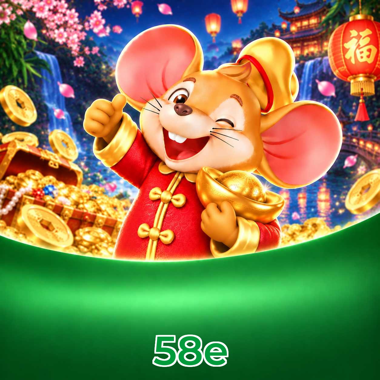 Catálogo de slots da 58e com RTP médio de 96,52%
